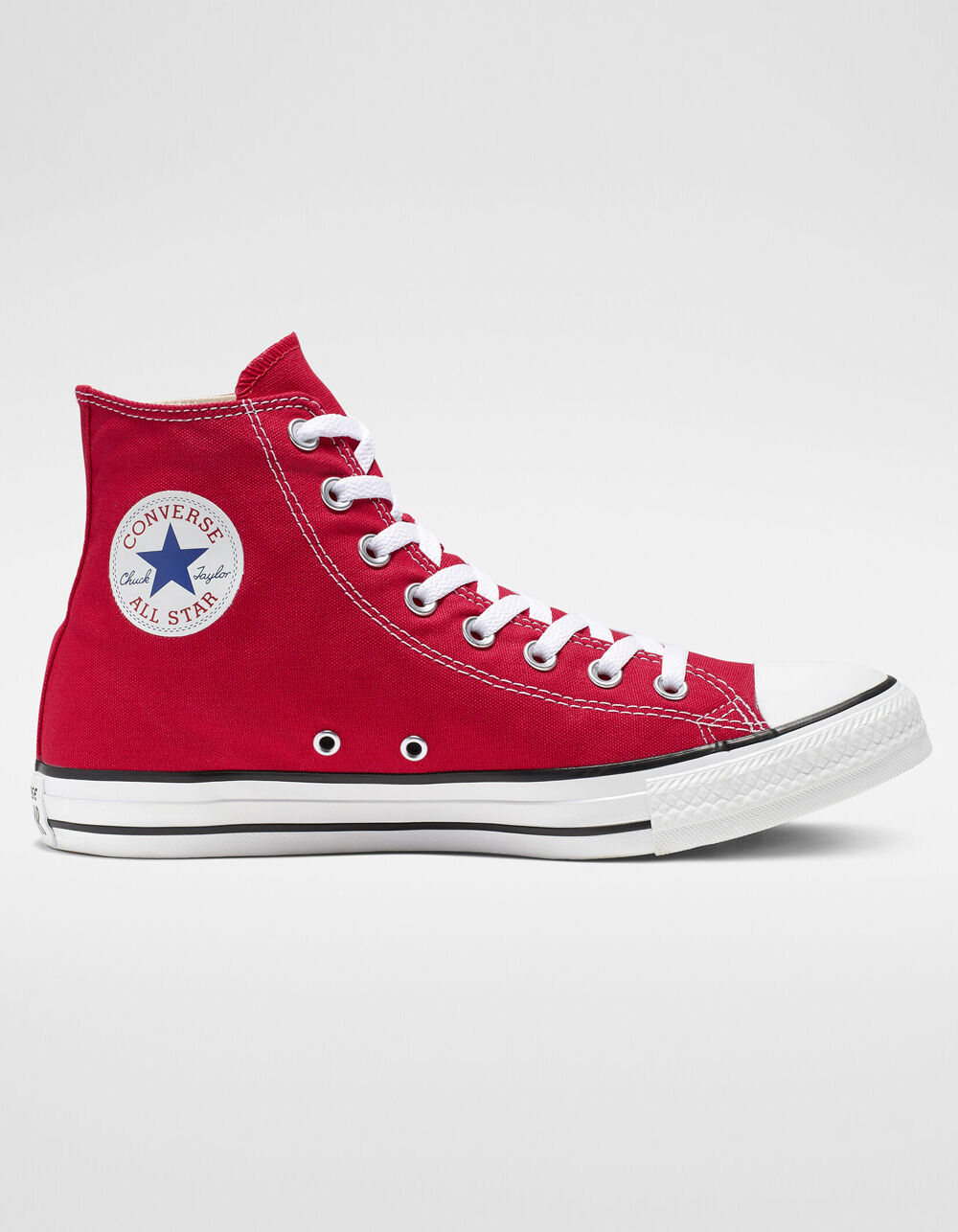 CONVERSE Chuck RED Shoes - Top All | Taylor Star High Tillys