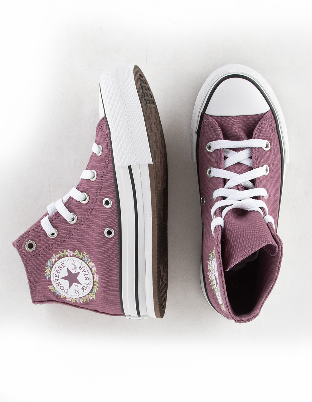 Star | Chuck EVA Girls Tillys CONVERSE Platform - PURPLE Shoes Taylor Lift High All Top