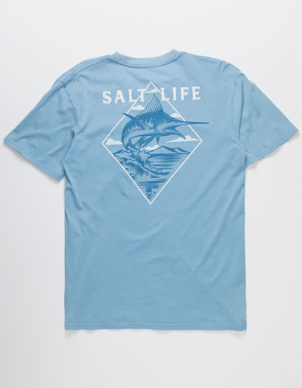 SALT LIFE Diamond Bills Mens Pocket Tee - SLATE BLUE | Tillys