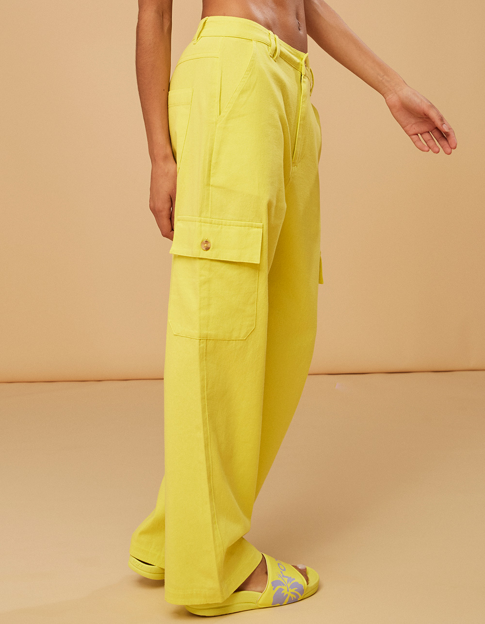 Kind Womens Pants Tillys | Cargo Surf Bosworth Kate Kate YELLOW - ROXY x