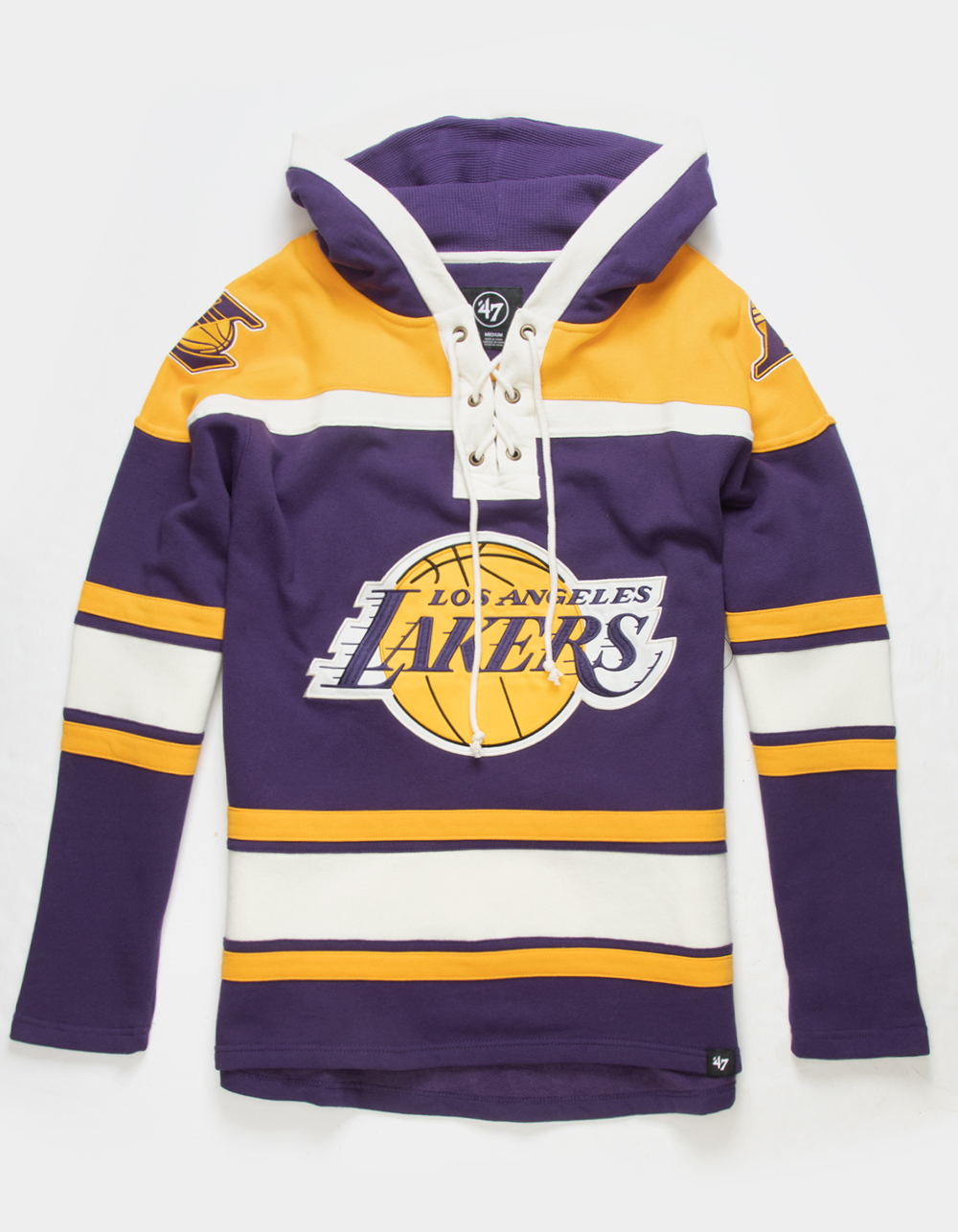 Black hoodie Bulls and Lakers purple trendy hoodie for men