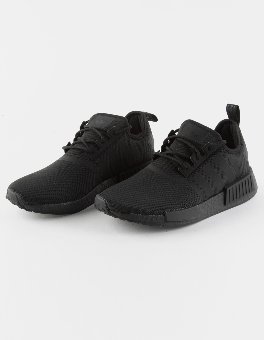 adidas NMD R1 Primeblue Grade School Running Shoes Black H02333 – Shoe  Palace