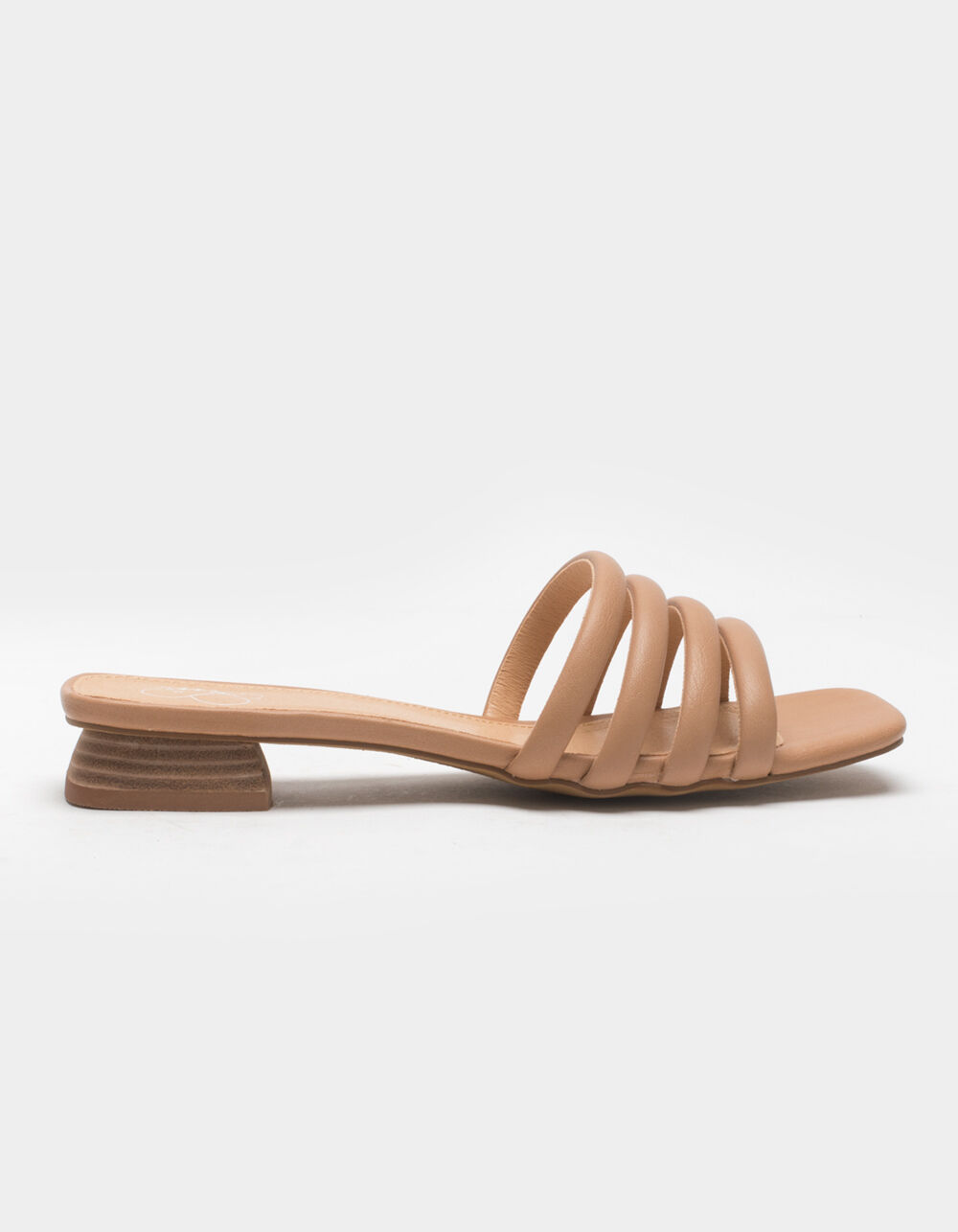 OASIS SOCIETY Strappy Womens Block Heels - NUDE | Tillys