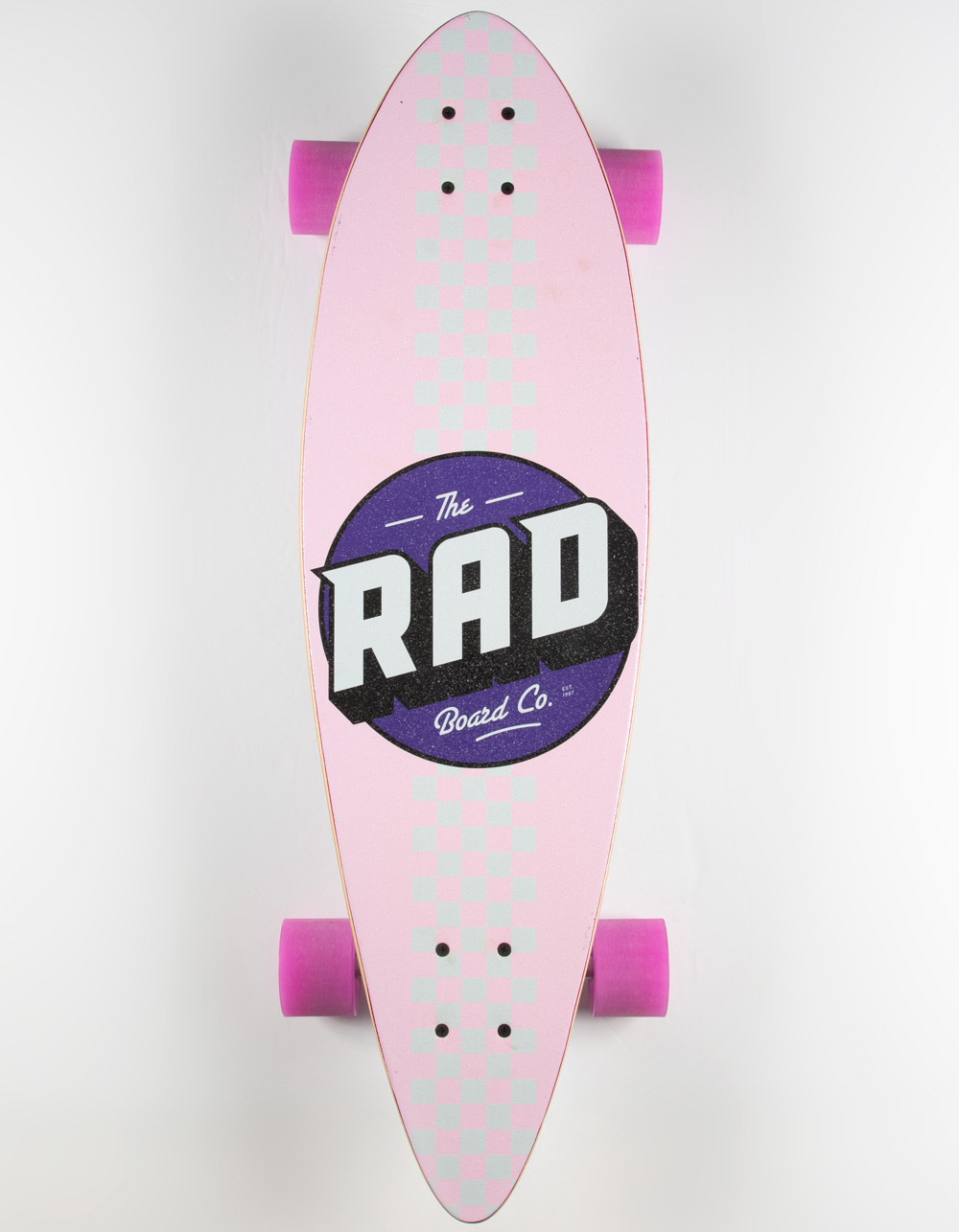 RAD BOARD Pintail Mini Complete Skateboard - PINK/BLK | Tillys