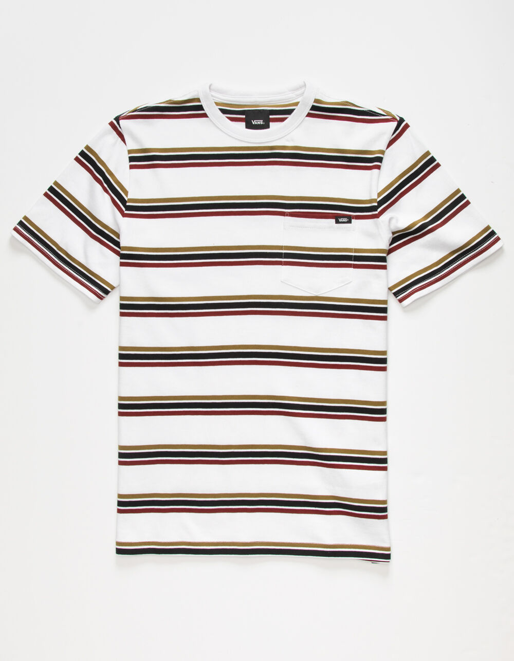 VANS Gibb Stripe Boys Pocket T-Shirt - WHITE | Tillys