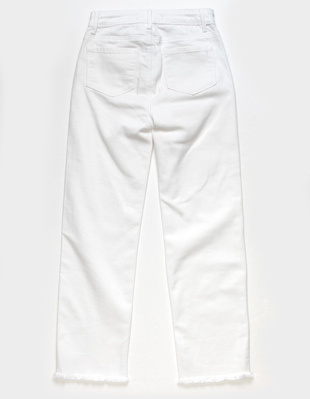 TRACTR Girls High Rise Straight Leg Jeans - WHITE | Tillys