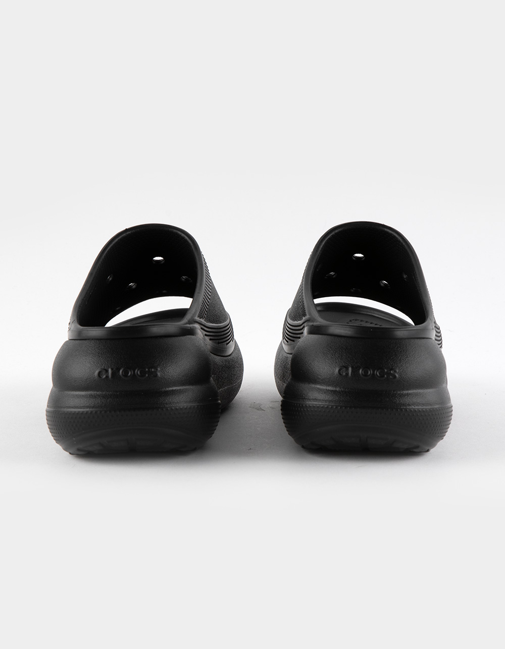 CROCS Classic Crush Womens Slide Sandals - BLACK | Tillys