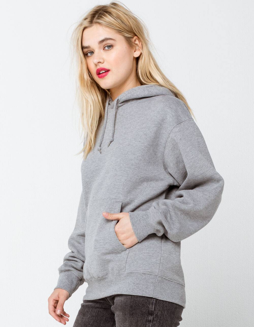 OBEY Drowning Womens Hoodie - HEATHER GRAY | Tillys