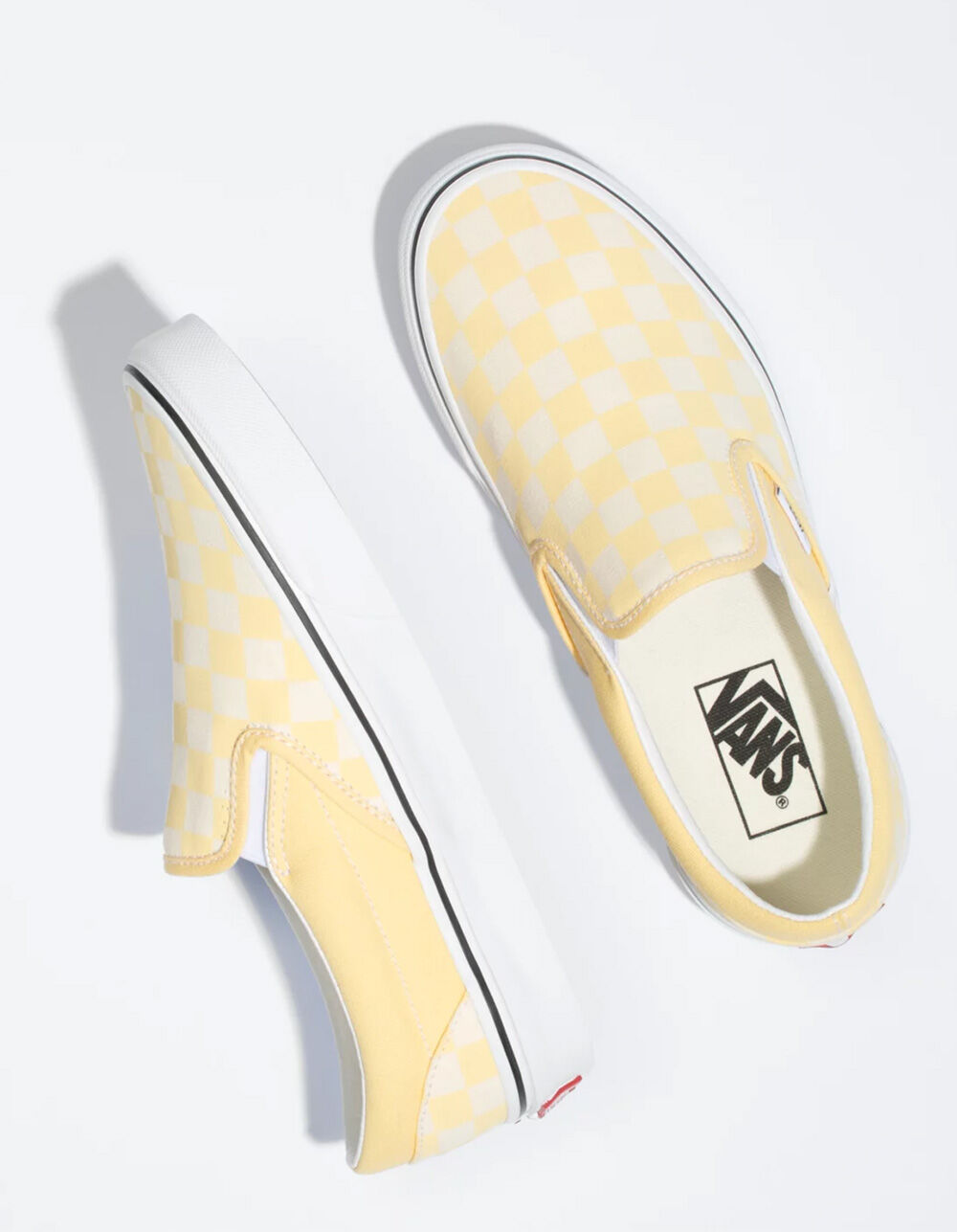 Vans Yellow Checkered Slip On Size 5.5 - $30 (40% Off Retail) - From Alexis