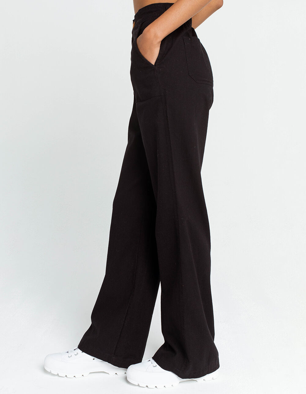 Roxy OCEANSIDE - Trousers - true black/black 