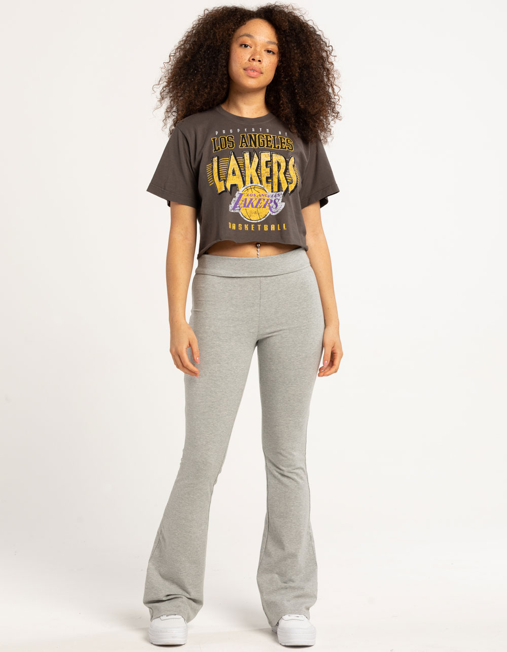 Unk Los Angeles Lakers NBA Women Ladies Capri Sweat Basketball Black Crop  Pants - Cap Store Online.com