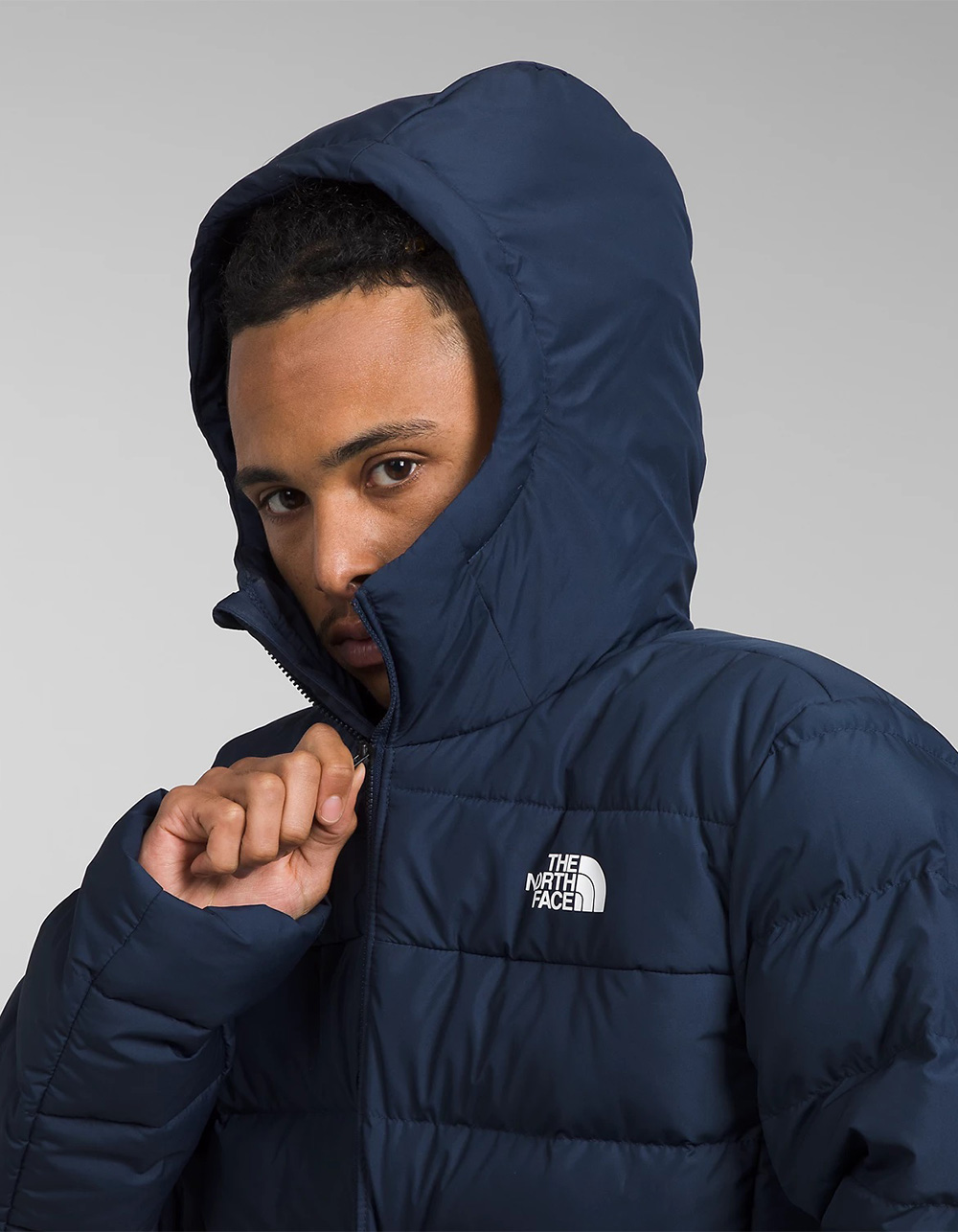 THE NORTH FACE Aconcagua 3 Mens Hooded Puffer Jacket - NAVY