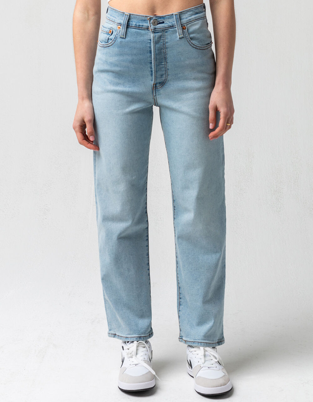 LEVI'S Ribcage Straight Ankle Womens Jeans - LIGHT WASH | Tillys