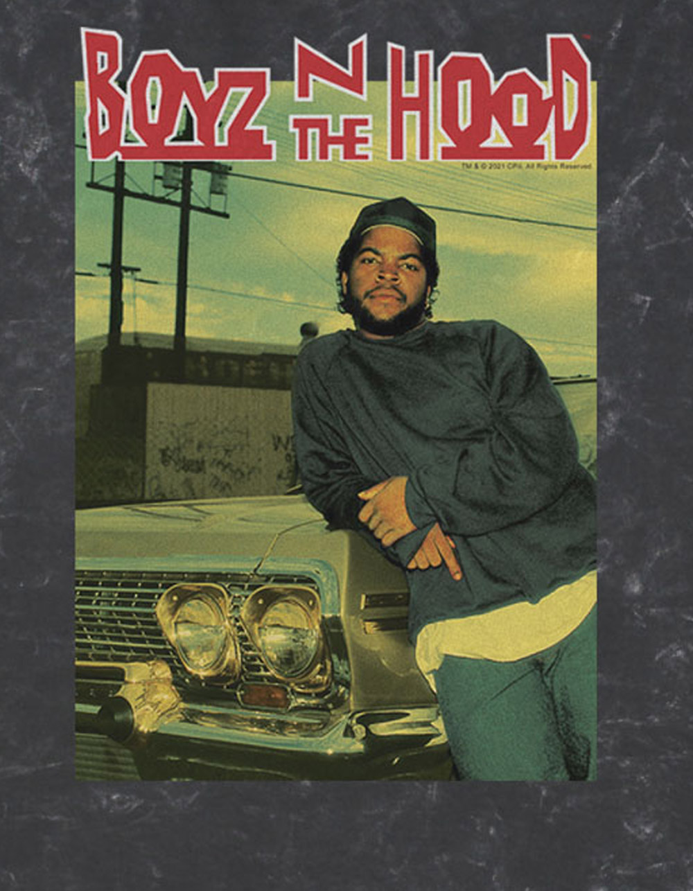 Boyz N The Hood Darrin Doughboy Album Cover Logo Sticker by Black - Pixels