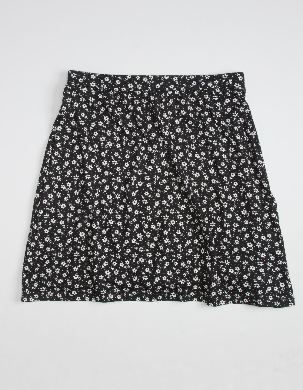 WHITE FAWN Ditsy Knit Girls Skirt - BLACK/WHITE | Tillys