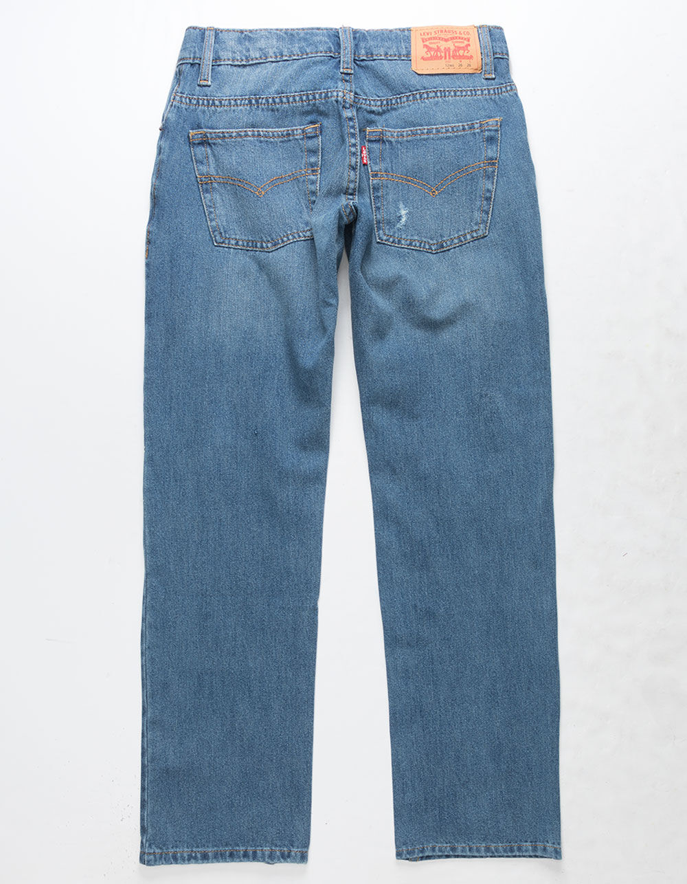 LEVI'S 511 Slim Warp Stretch Dark Wash Boys Ripped Jeans - DARK WASH ...