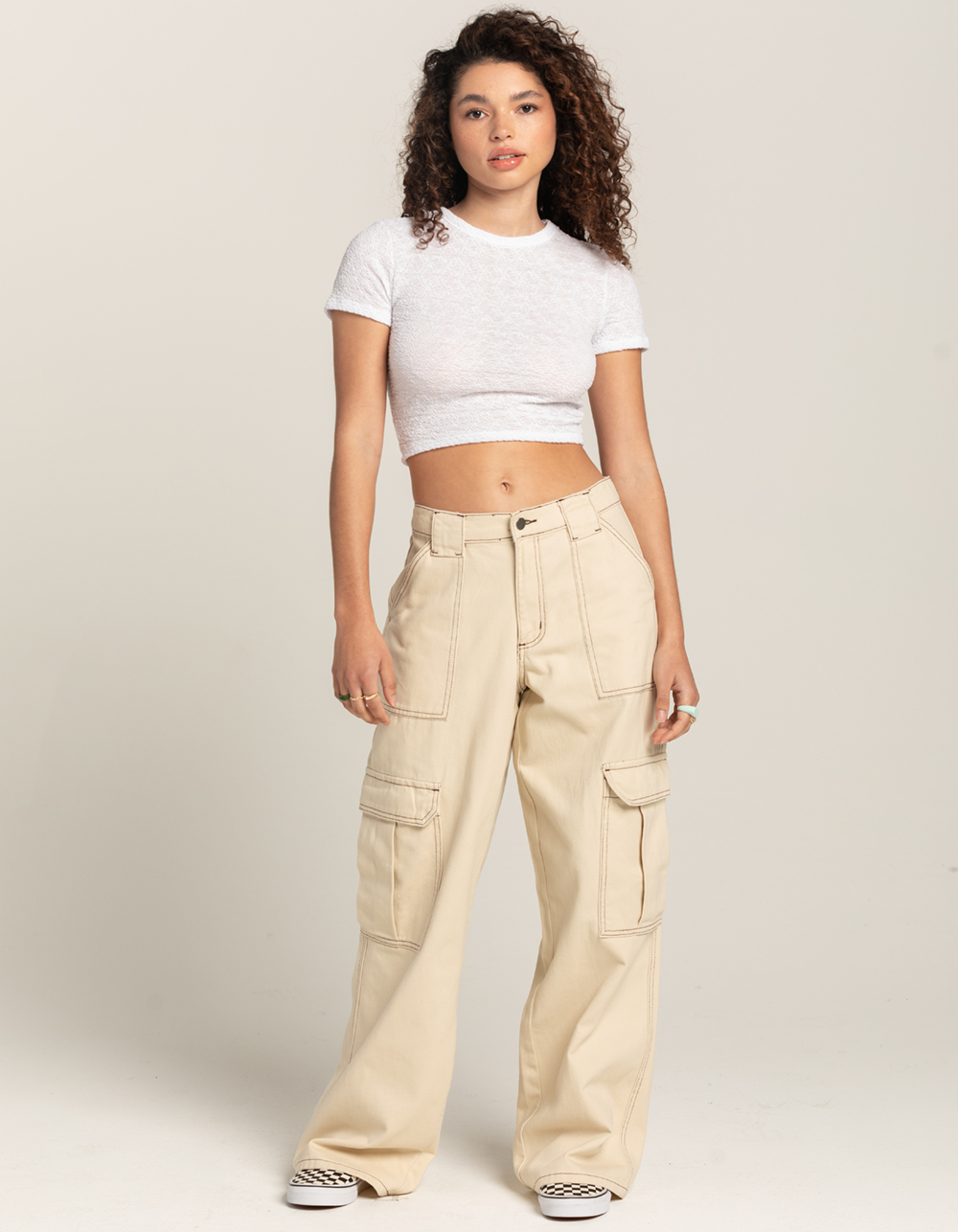 Adjustable Straight Fit Cargo Pants,Women's Casual Loose High Waisted Straight  Leg Baggy Pants Trousers (Black,S) : Amazon.ca: Clothing, Shoes &  Accessories