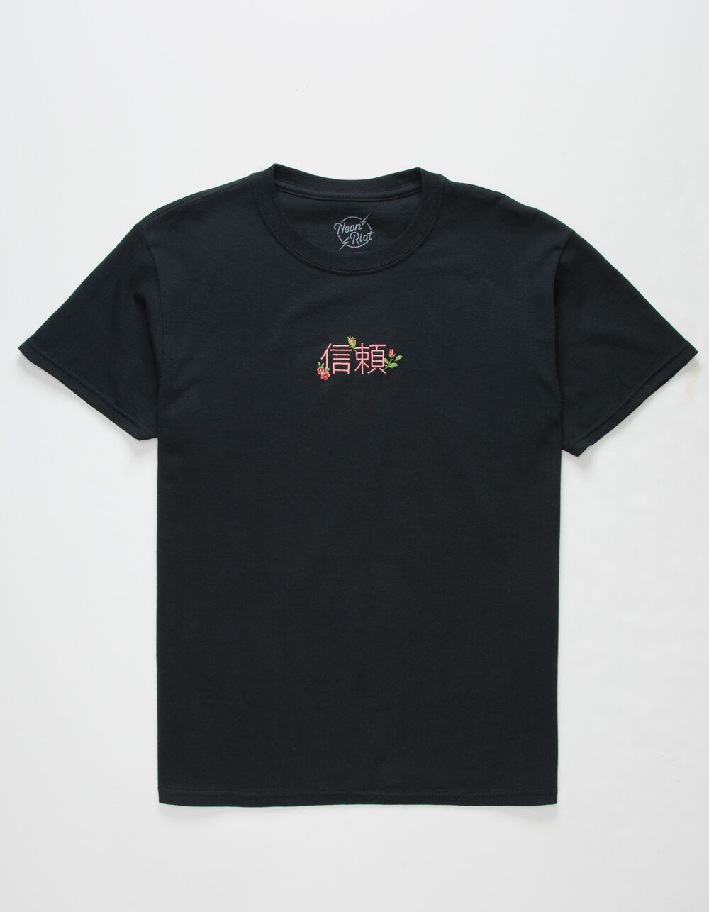 NEON RIOT Trust Kanji Boys T-Shirt - BLACK | Tillys