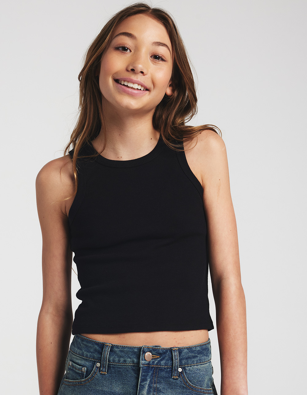The North Face New Strappy Tank Top in Black