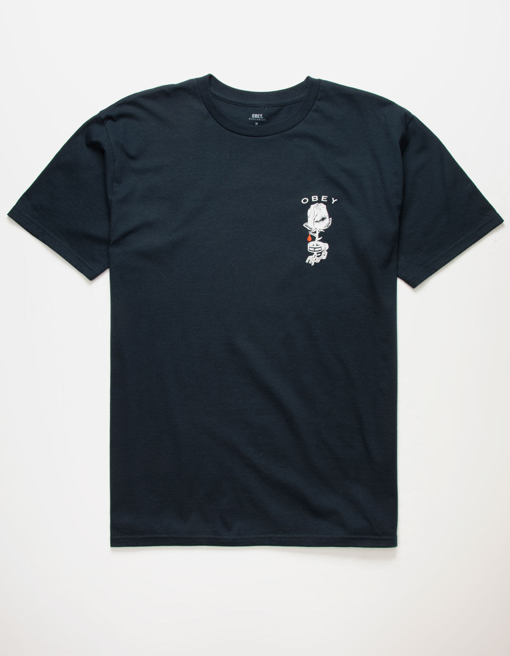 OBEY Rise Above Mens T-Shirt - NAVY | Tillys