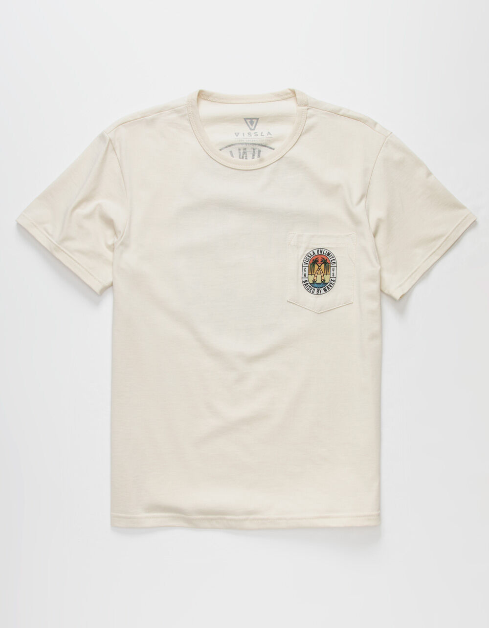 VISSLA Playa Palma Mens Bone Pocket T-Shirt - BONE | Tillys