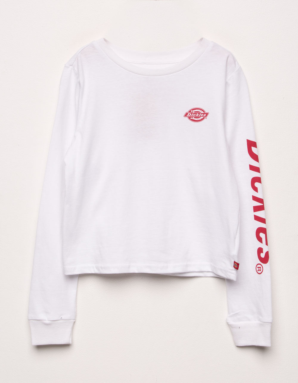 DICKIES Logo Arm Hit Girls T-Shirt - WHITE | Tillys