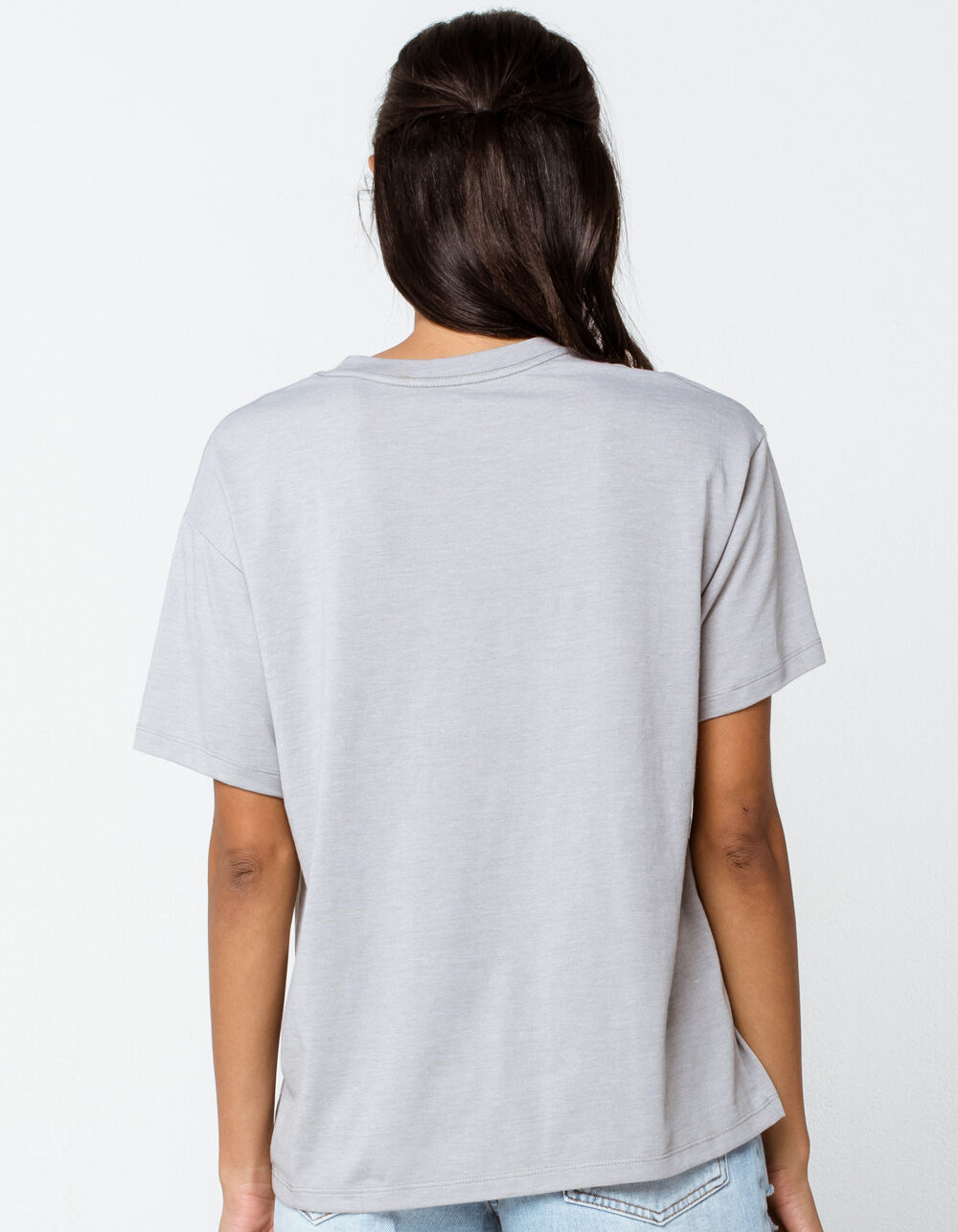 THE NORTH FACE Half Dome Tri Blend Womens Tee - HEATHER GRAY | Tillys