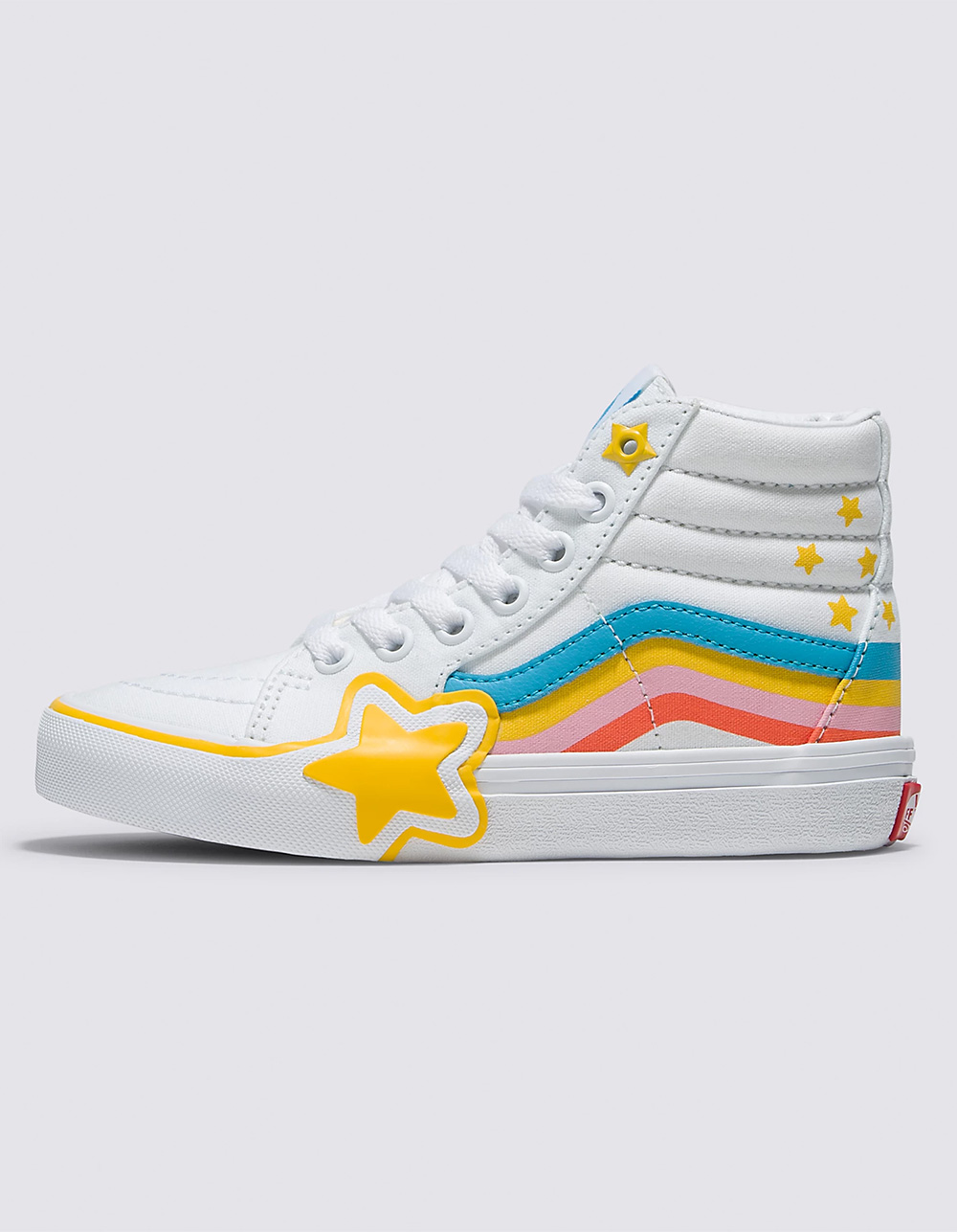 VANS Sk8-Hi Rainbow Star Girls | Shoes - WHITE Tillys