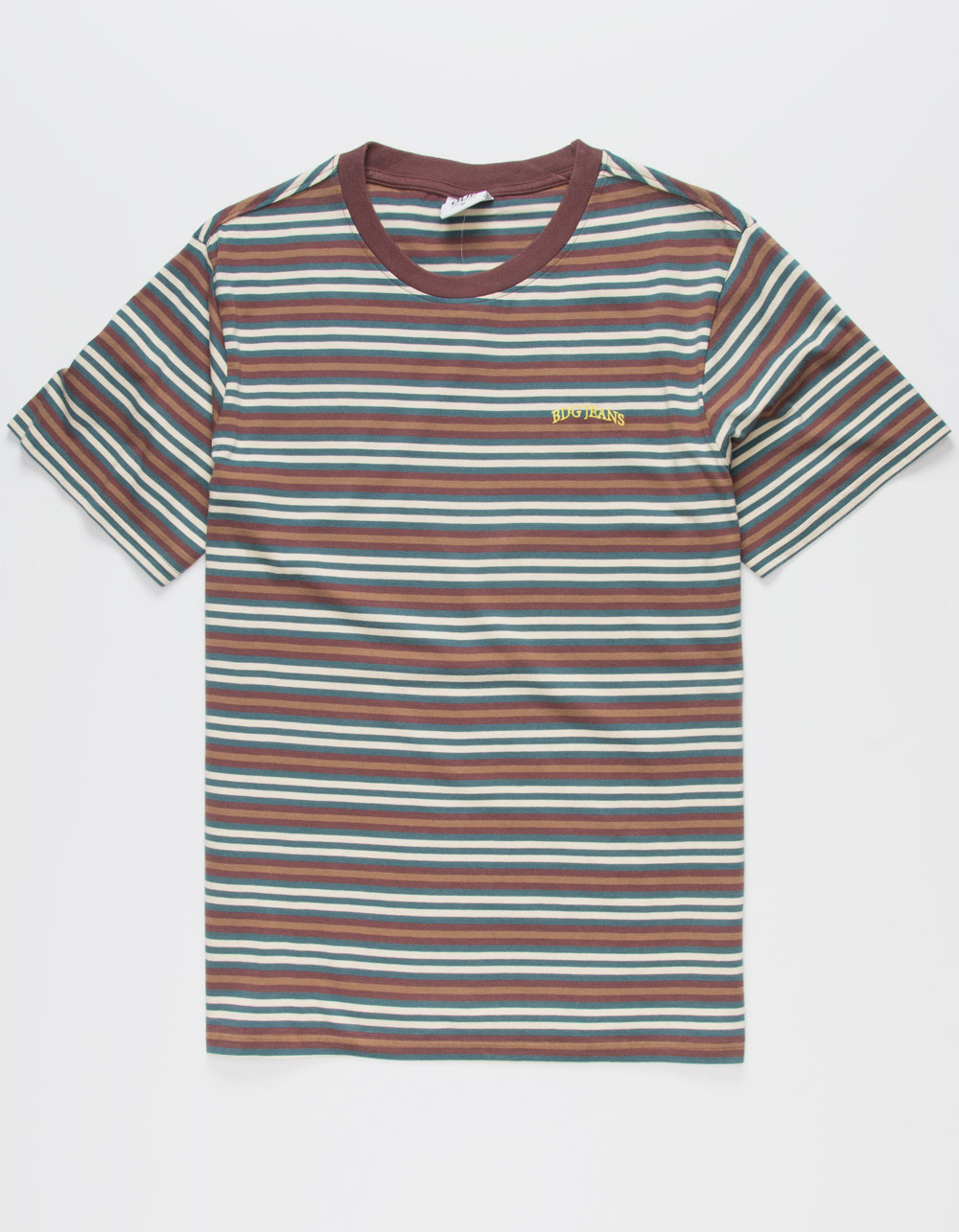 BDG Urban Outfitters Stripe Mens Tee - CHOCOLATE | Tillys