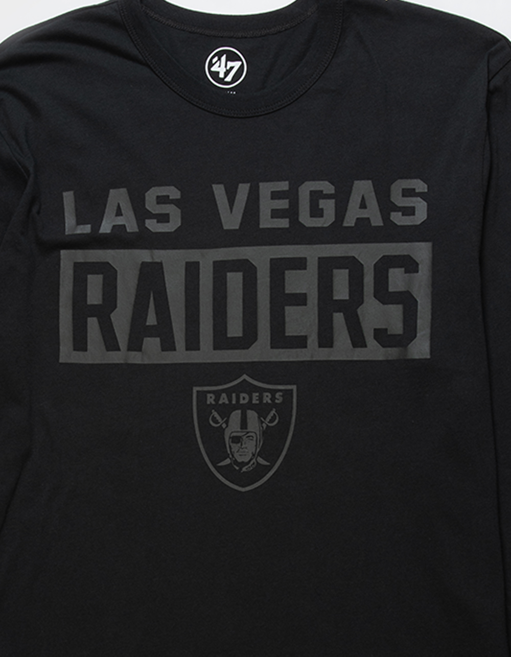 47 Brand Las Vegas Raiders Long Sleeve Tee - Black - Small