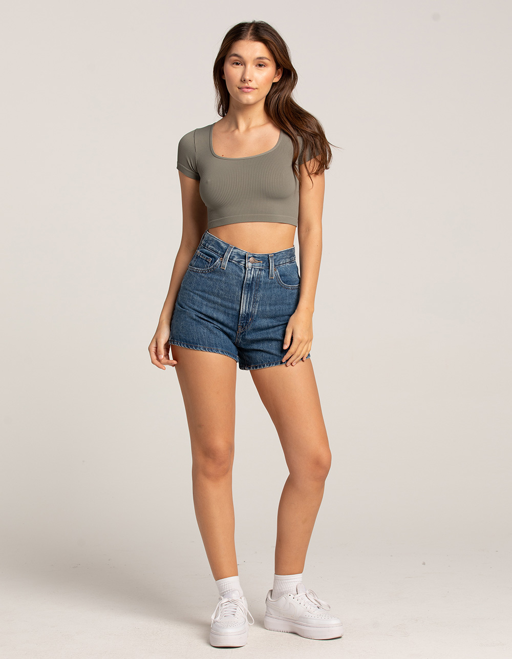 Everyday Seamless Crew Neck Crop Top | The Salty Babe