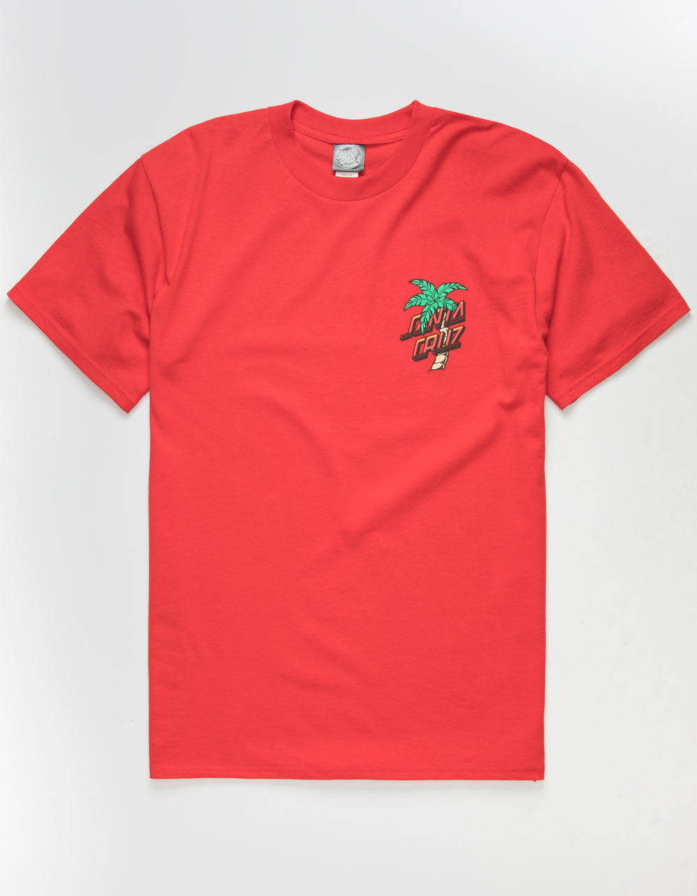 SANTA CRUZ Volcano Doom Dot Mens T-Shirt - RED | Tillys