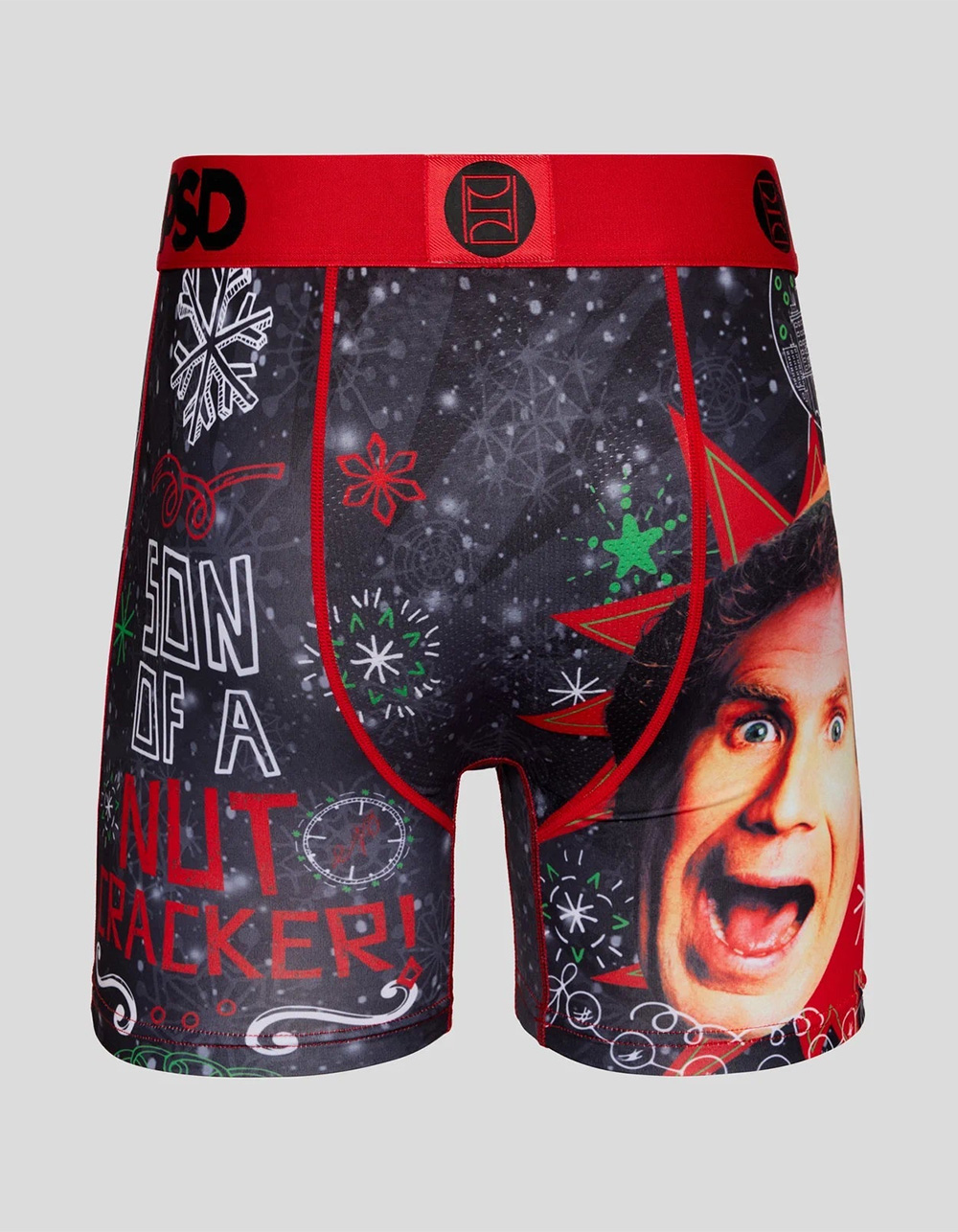 Mens Christmas Lights Novelty Underwear Boxer Briefs Medium 
