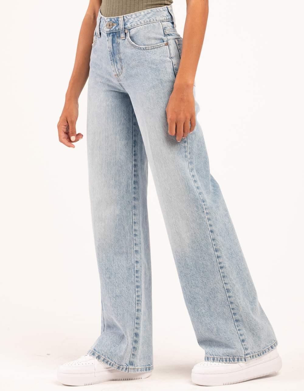 RSQ Womens High Rise Wide Leg Jeans - LIGHT WASH | Tillys