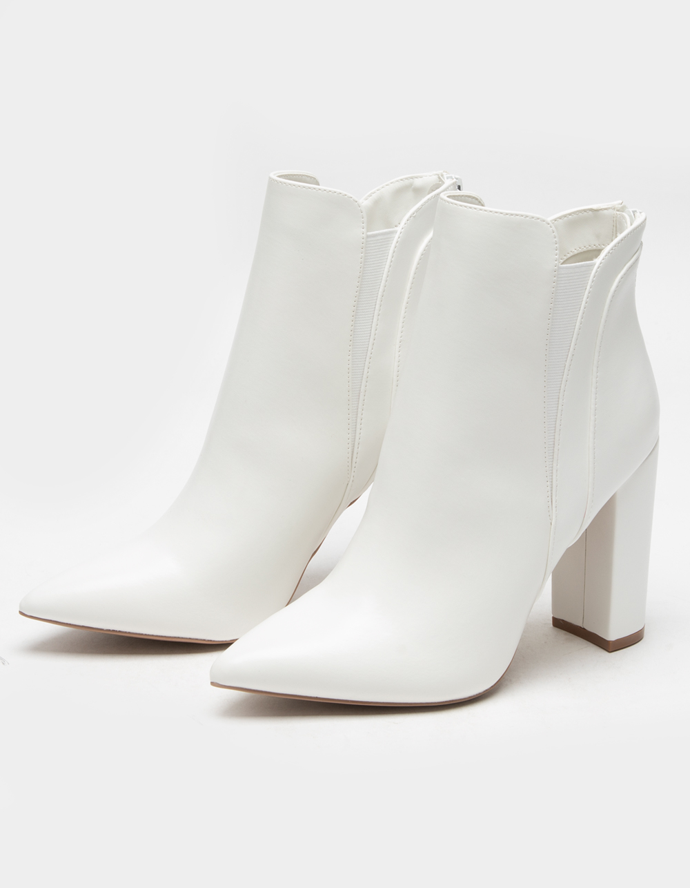 QUPID Side Stretch Womens Boots - WHITE | Tillys
