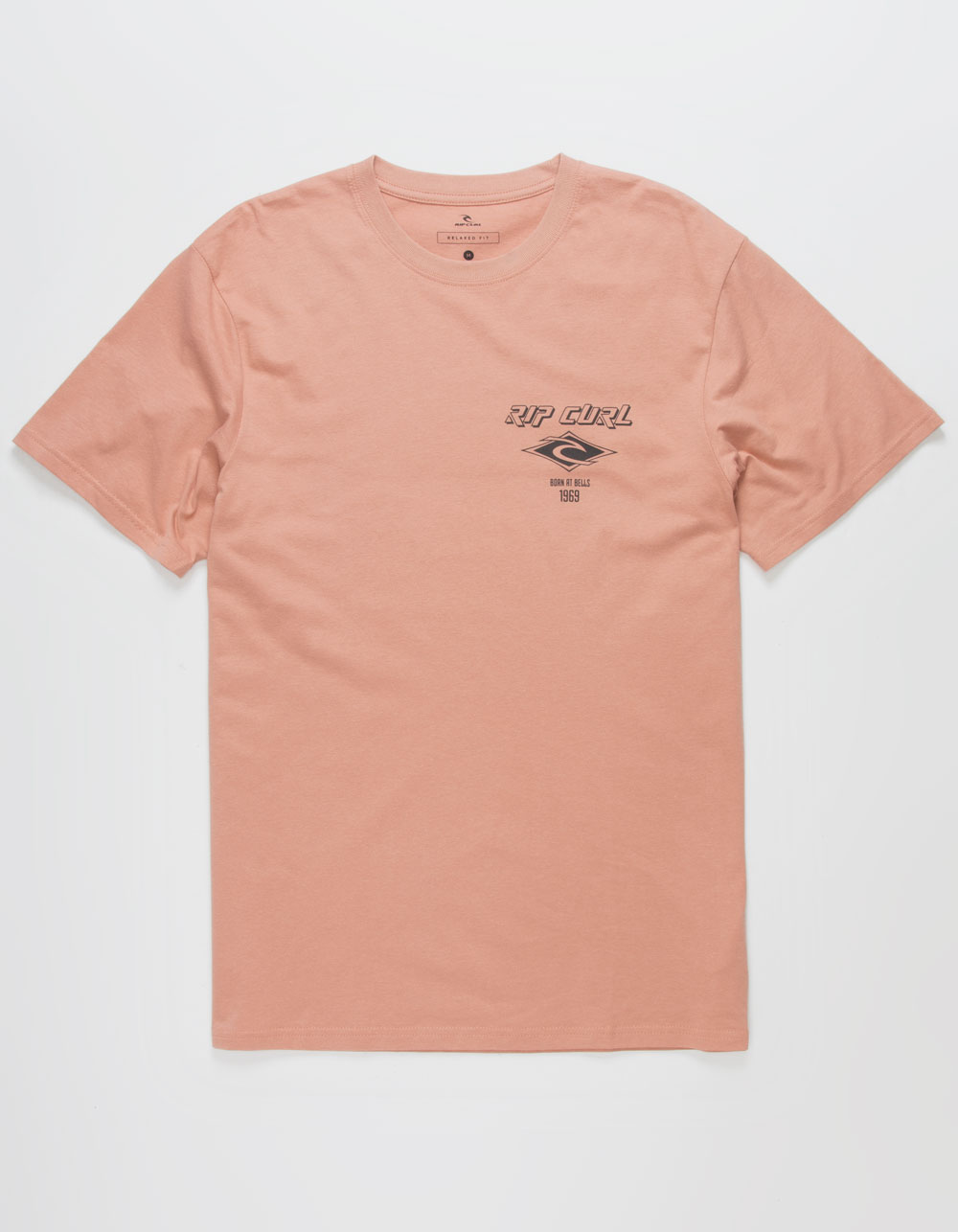 RIP CURL Fade Out Icon Mens Tee - PEACH | Tillys
