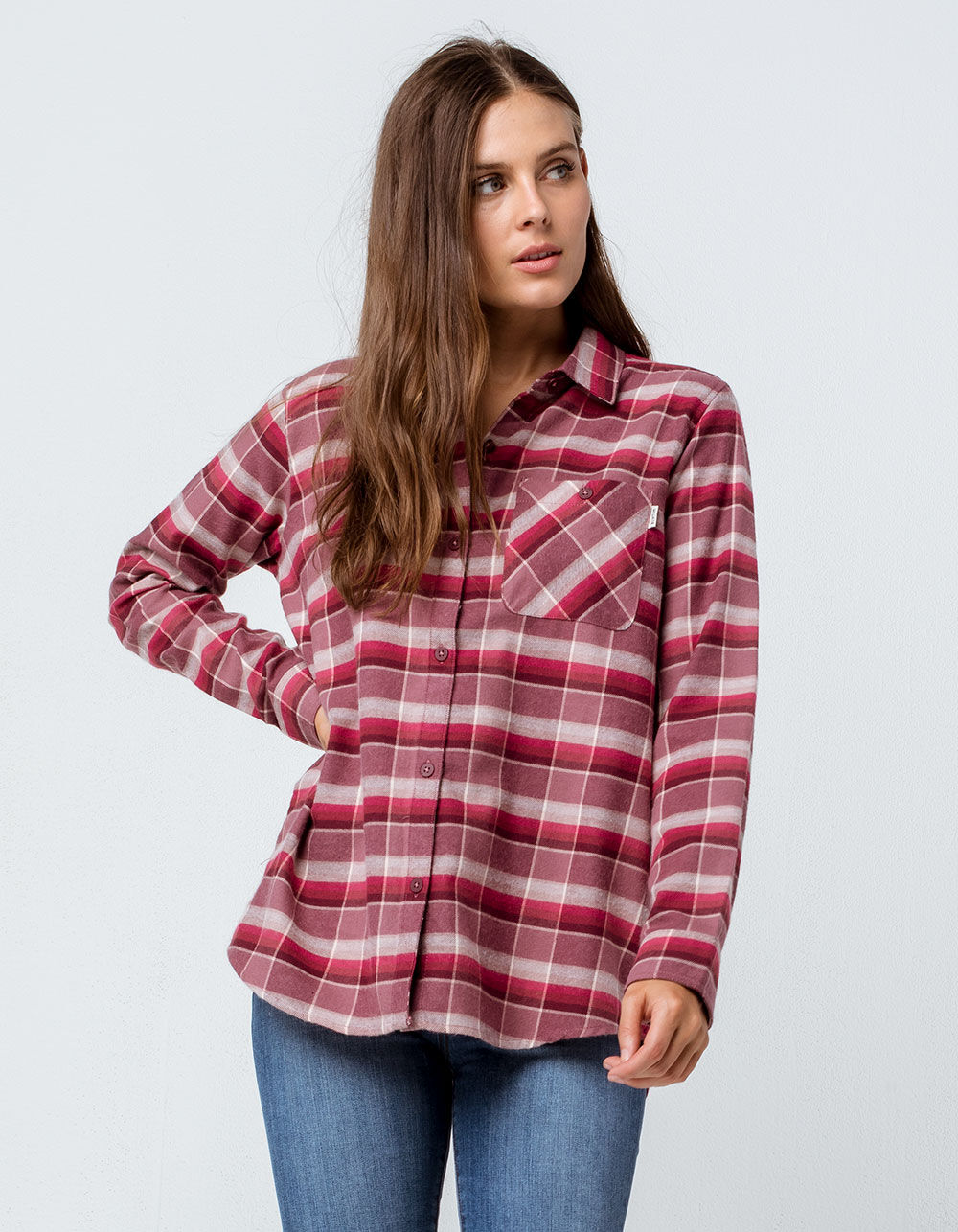 BURTON Grace Rose Womens Flannel Shirt - ROSE | Tillys