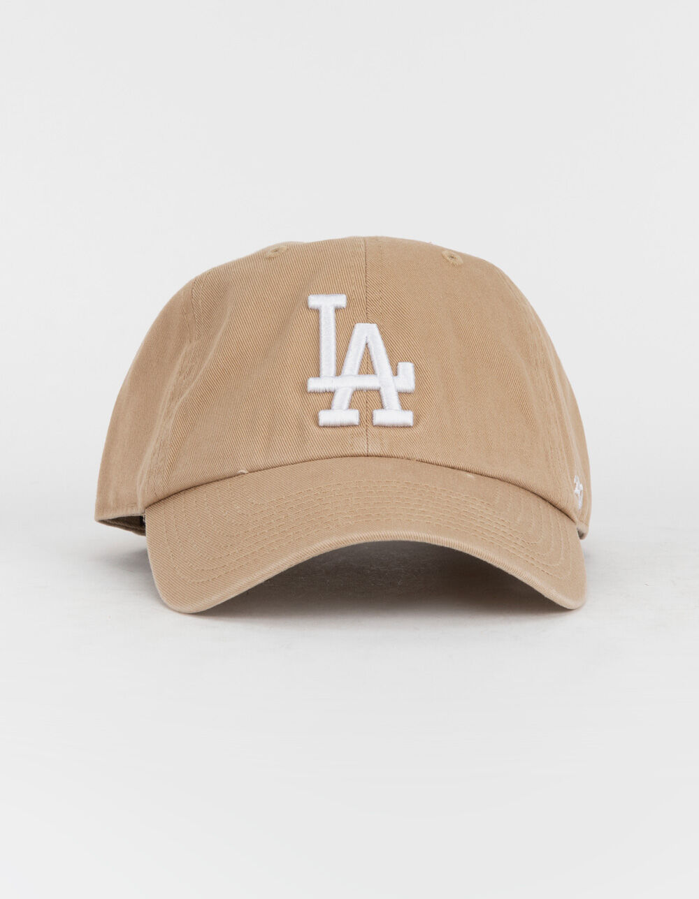 47 Brand Los Angeles Dodgers Olive White CLEAN UP Cap - Macy's