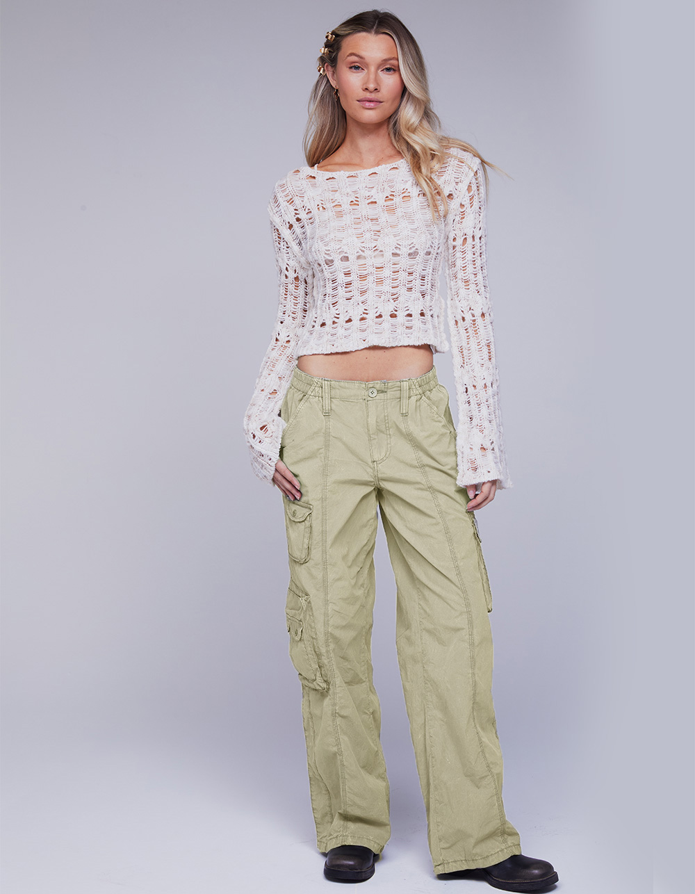 BDG Urban Outfitters New Y2K Womens Cargo Pants - SAGE | Tillys