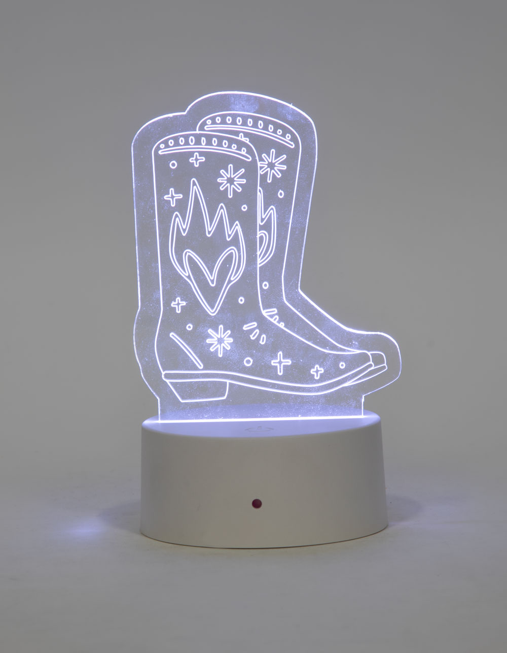 LED Light Up 16 Oz Cowboy Boot Cup