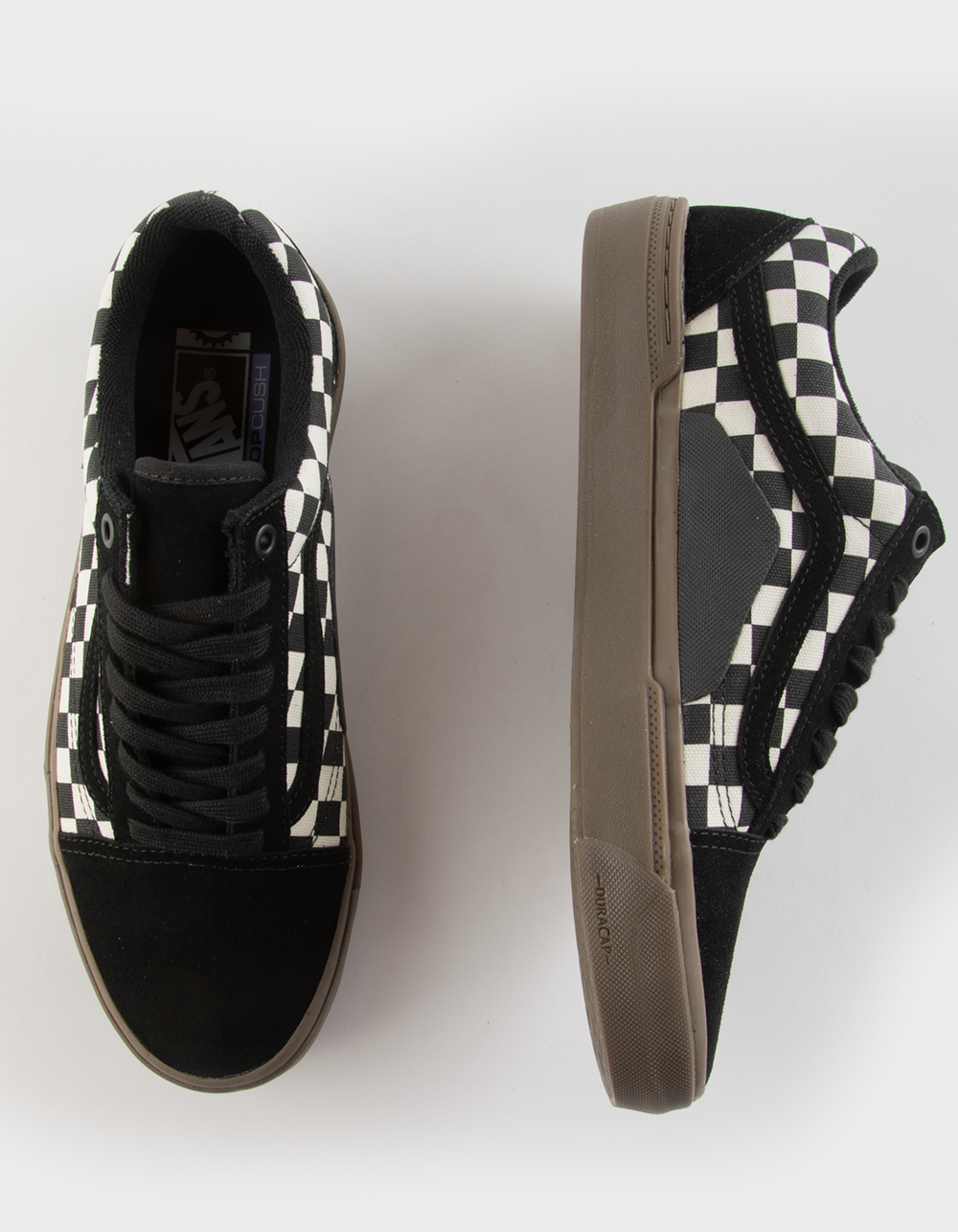 Vans - BMX Old Skool Shoes  Black Gum (Checkerboard