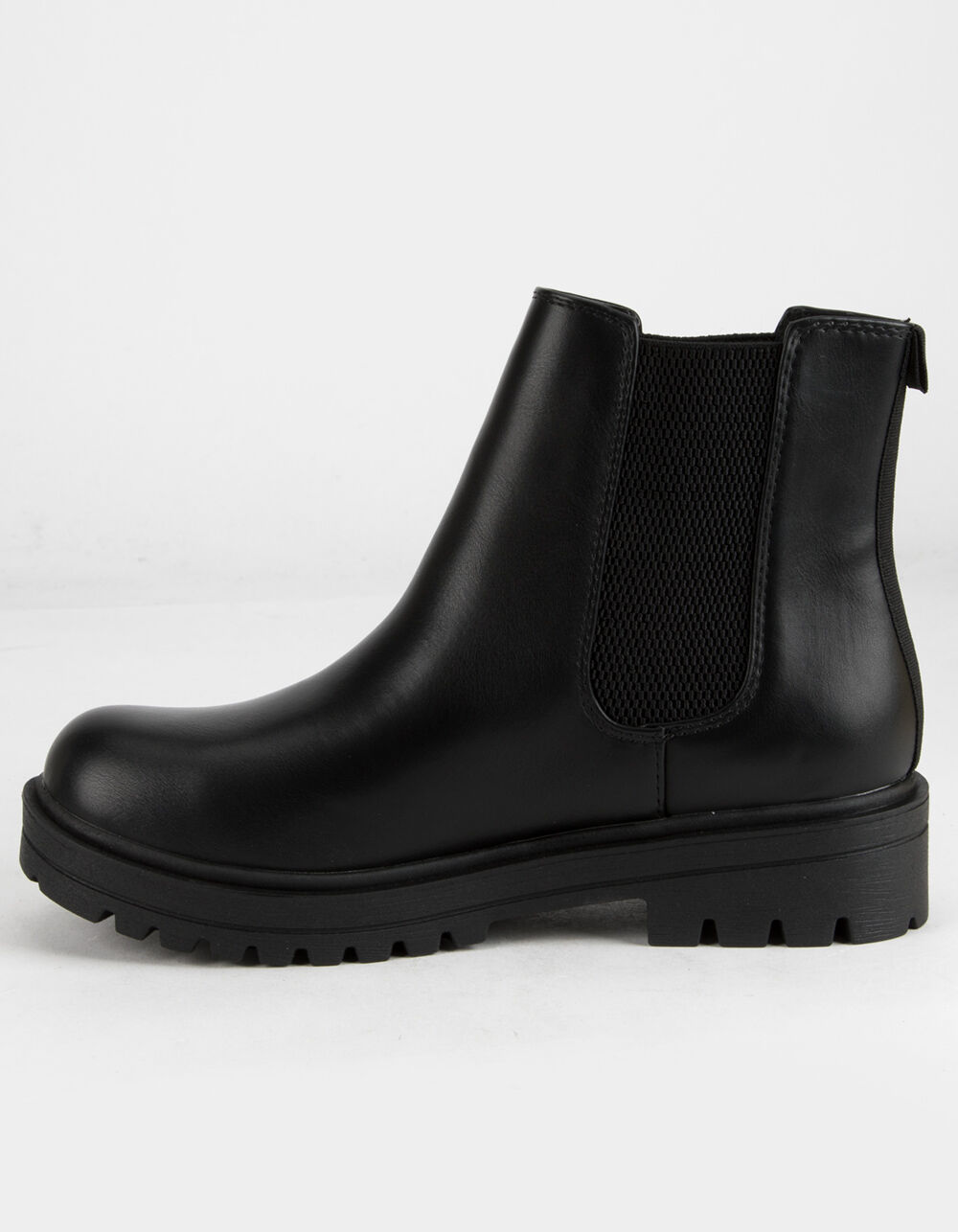 SODA Flat Womens Black Chelsea Boots - BLACK | Tillys