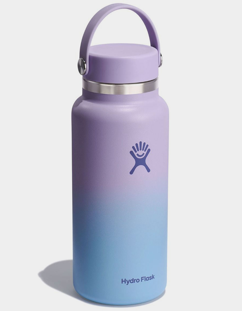 Hydro Flask 32oz Bottle Pastel Butterflies Purple on Black