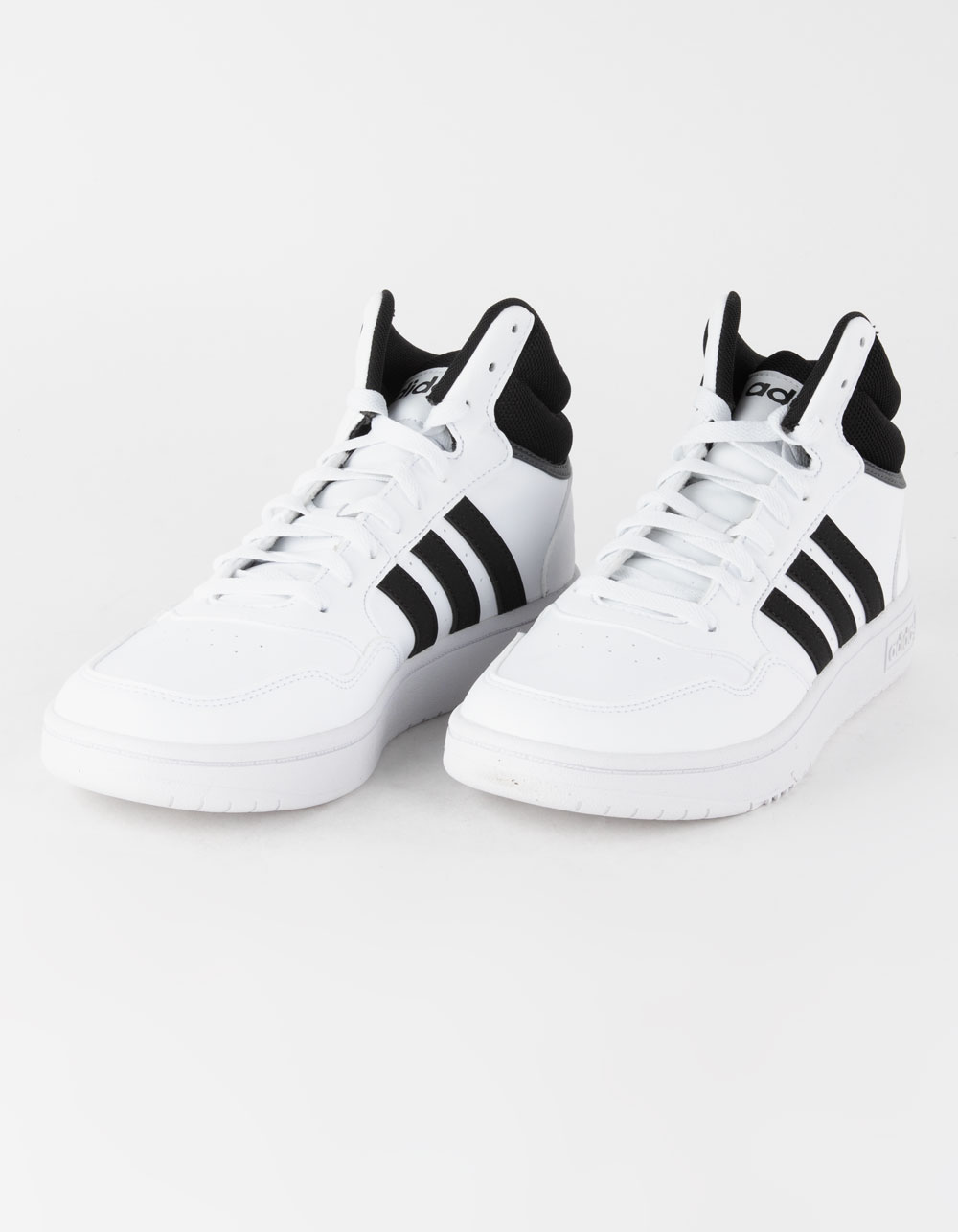 ADIDAS Hoops 3.0 Mid Classic Vintage Mens Shoes - WHT/BLK | Tillys