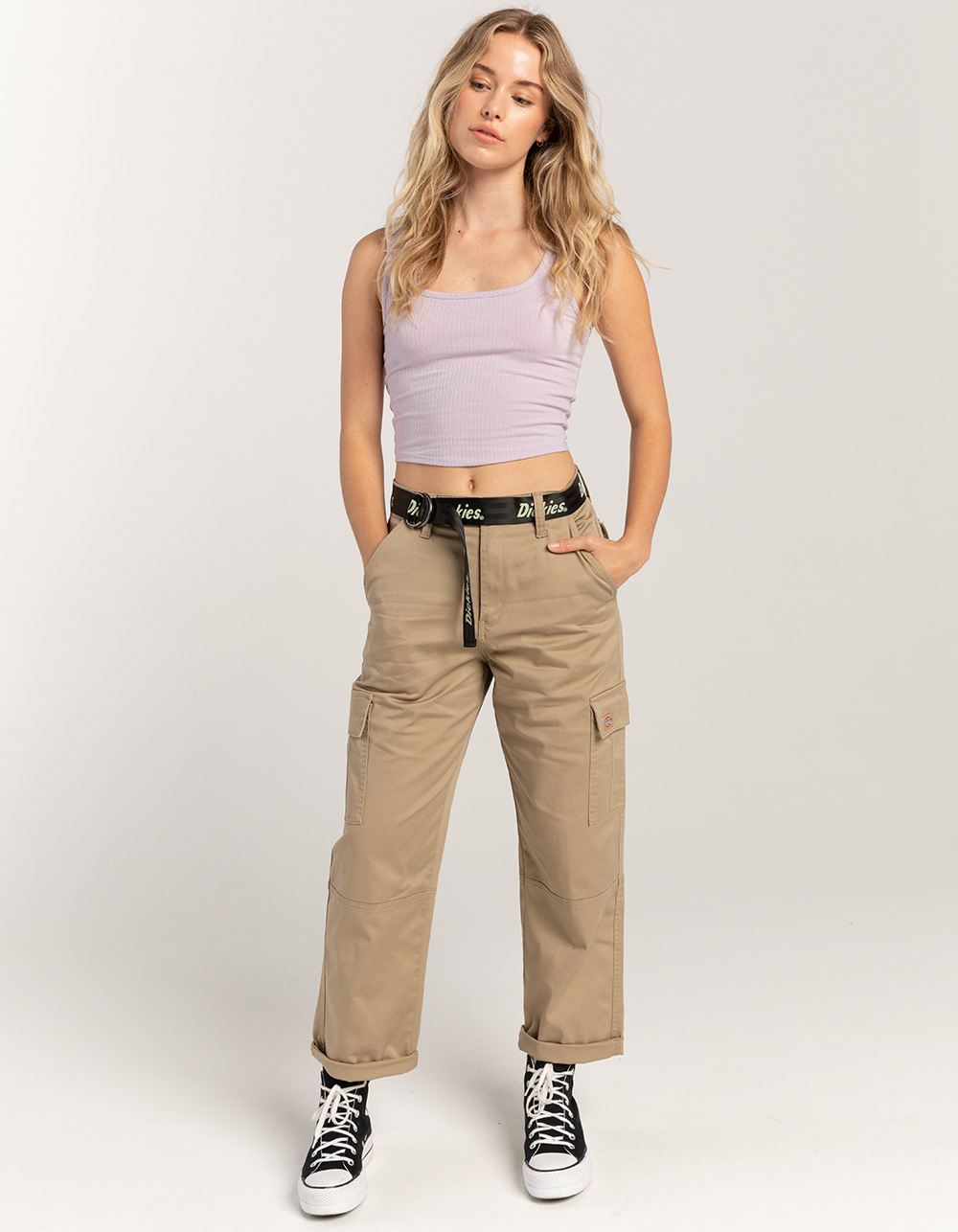 Womens Soft Cargo Trousers