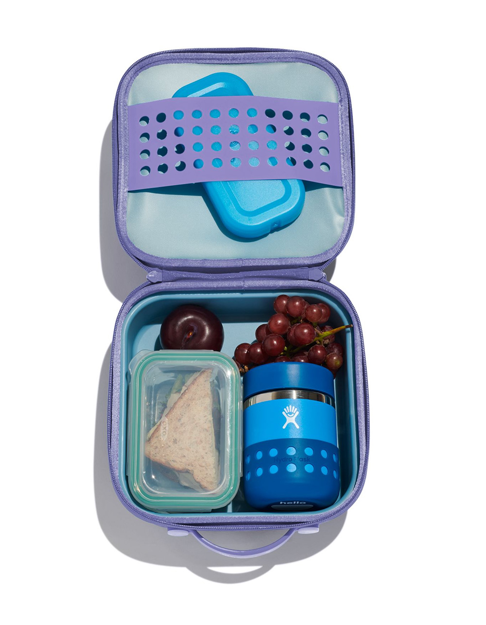 Hydro Flask Lightweight Insulated Kids Lunch Box - 3.5 L, Iris/Grape