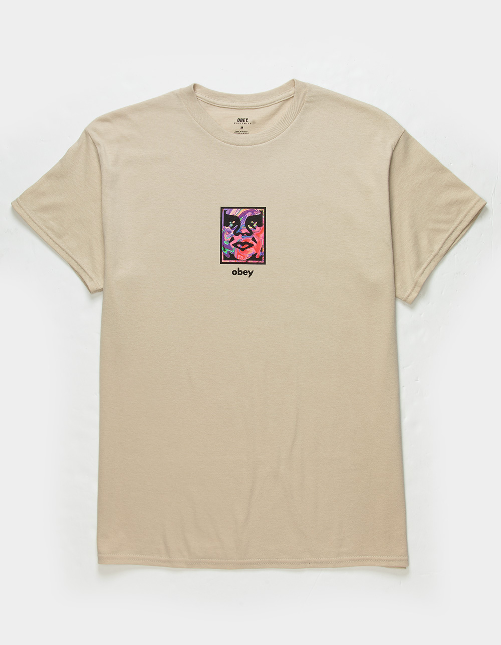 OBEY Marbled Mens Tee - PUTTY | Tillys
