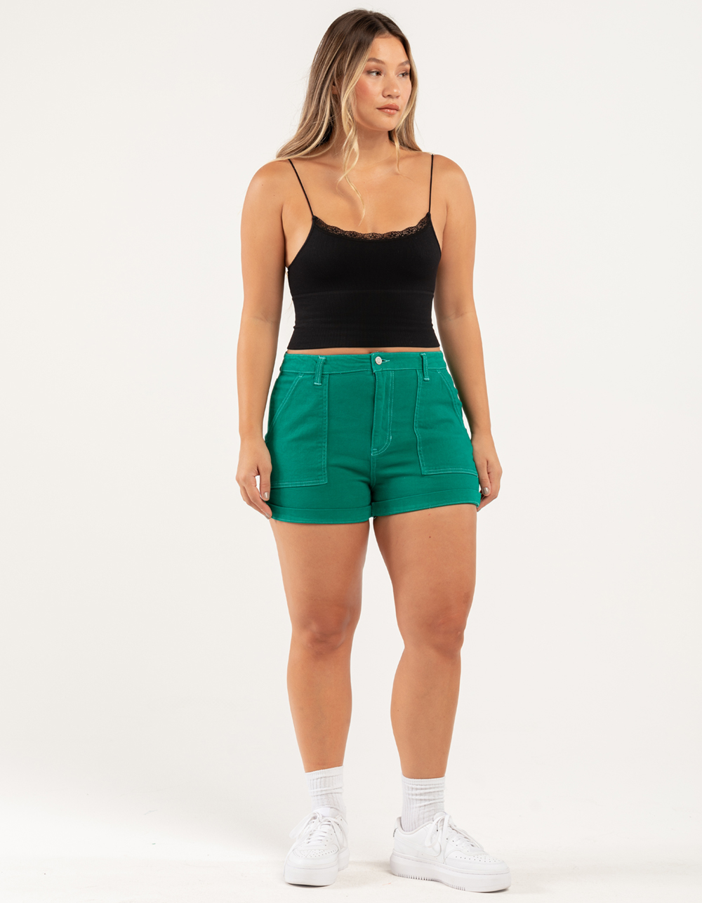 RSQ Womens Carpenter Shorts - GREEN | Tillys
