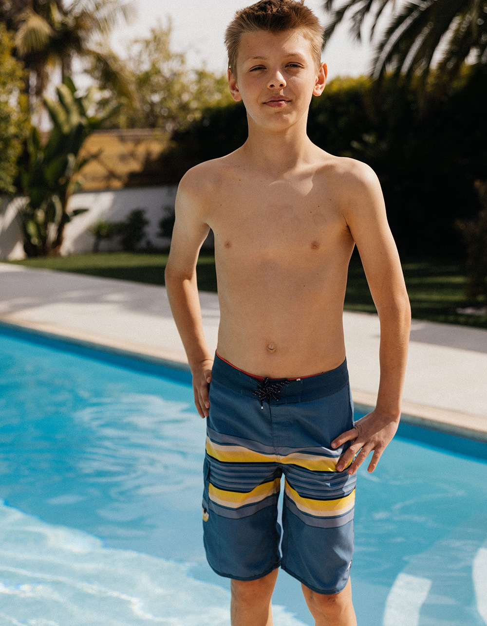BILLABONG Guideline Boys 17\'\' Boardshorts BLUE Tillys - | COMBO