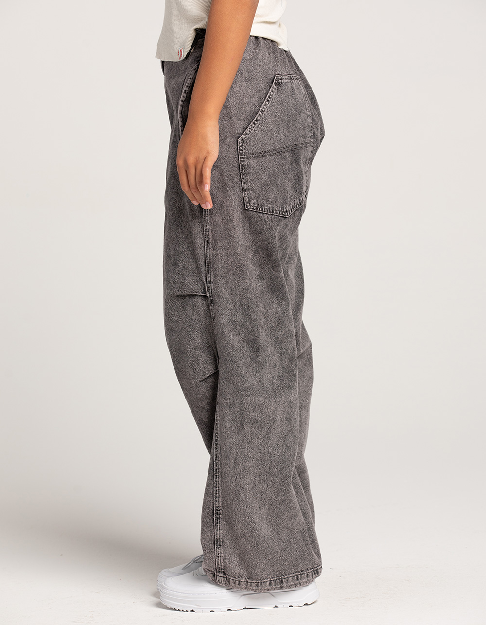 BDG Urban Outfitters Baggy Tech Pants - WASHED BLACK | Tillys